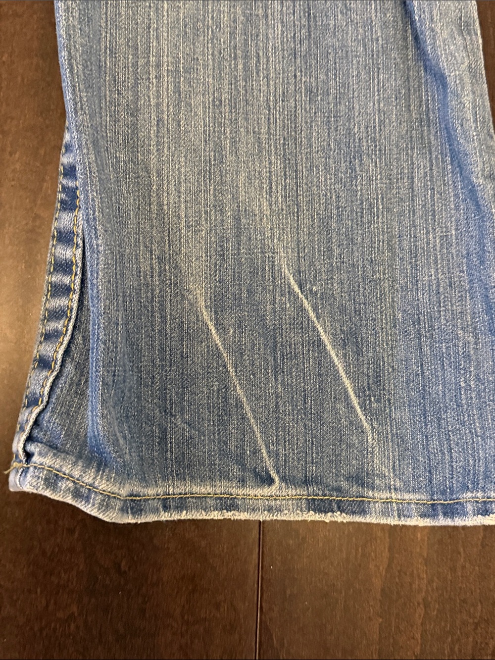 Vintage Y2K Bebe Distressed Kayla Bootcut Jeans with Embroidered Back Pockets - Picture 5 of 13